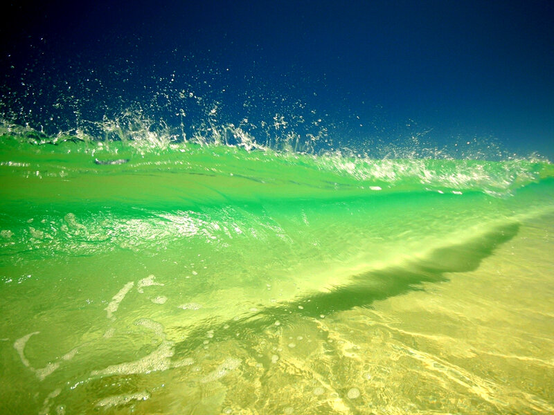 Green Ocean Wave — Dynamic