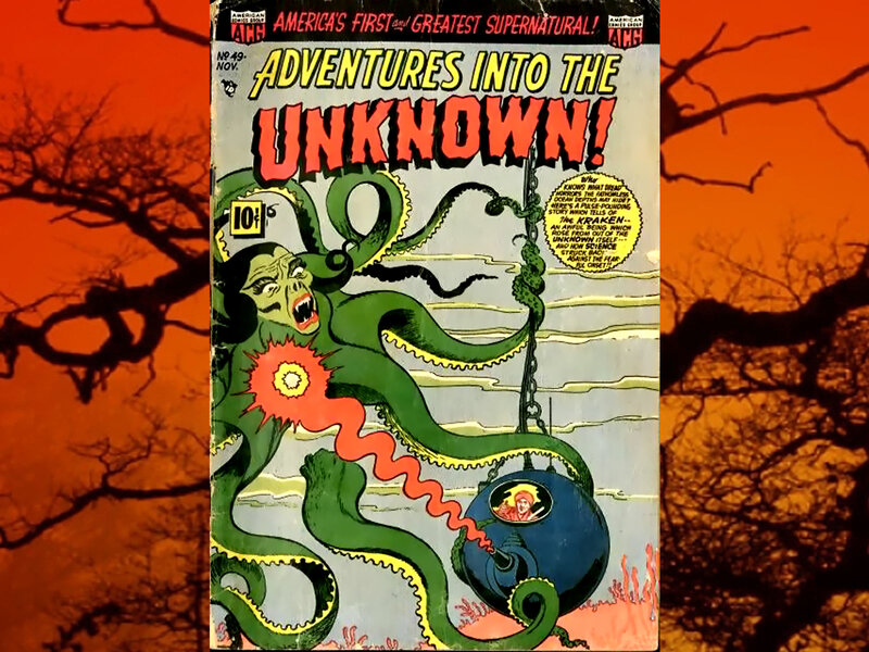 Green Octopus Monster