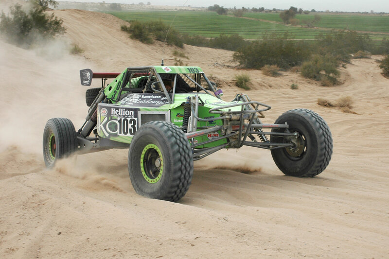 Green Off-road Race Car