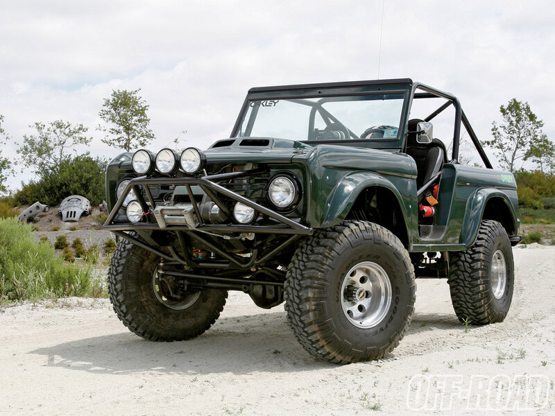 Green Off-road Vehicle — Outdoor