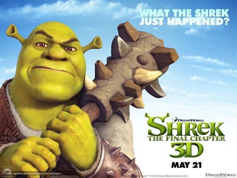 Green Ogre Holding Mace