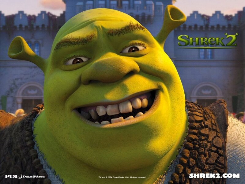 Green Ogre Smiling