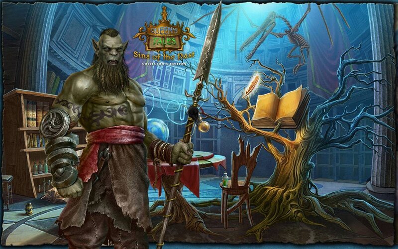 Green Orc Warrior — Blue