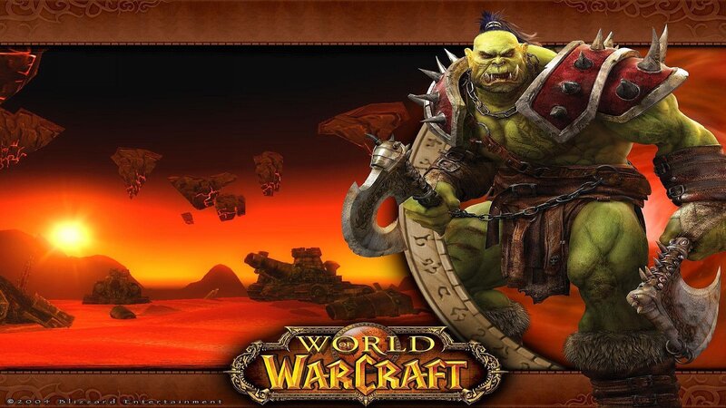 Green Orc Warrior — Red