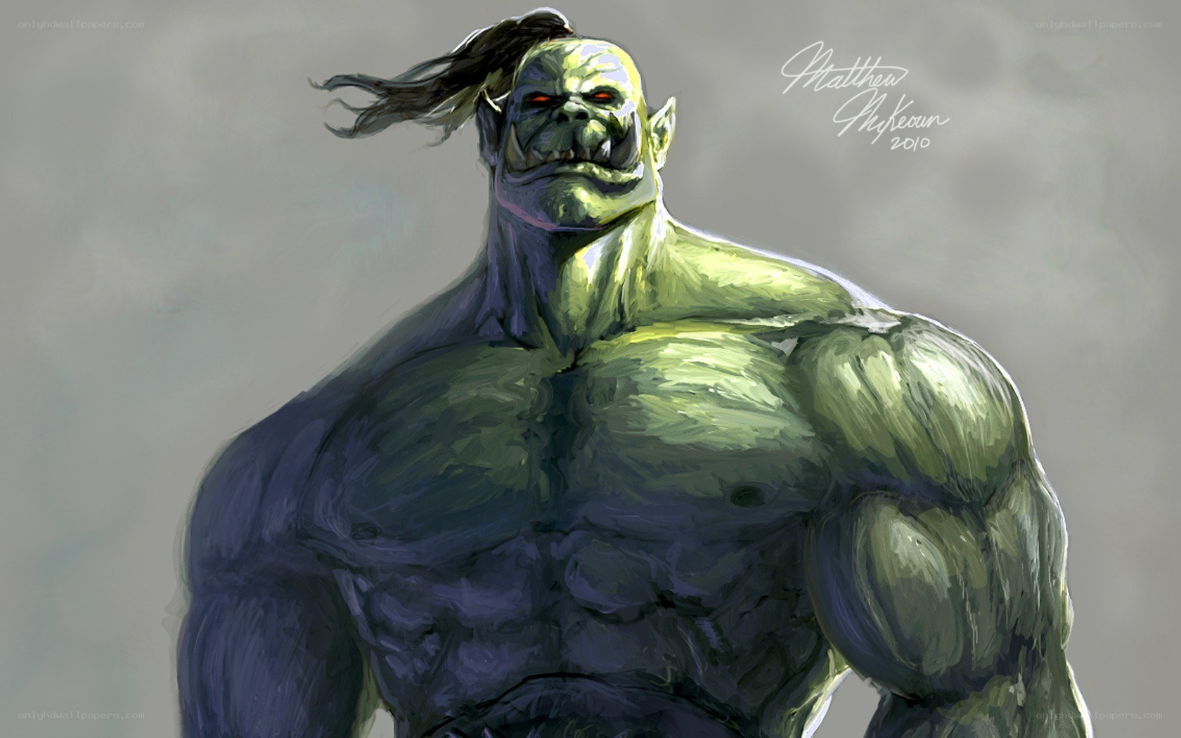 green orc warrior