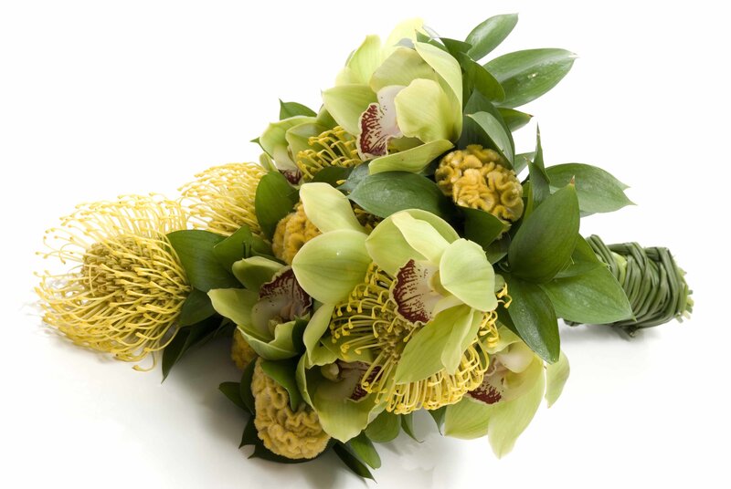 Green Orchid Bouquet