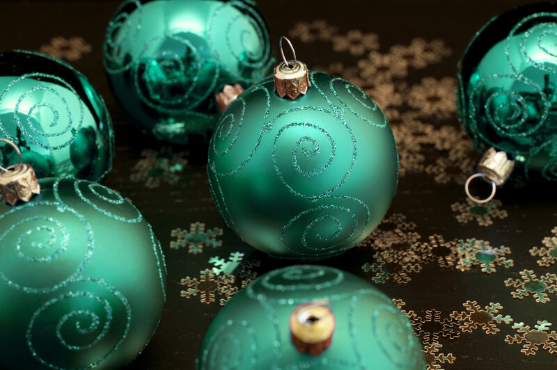 Green Ornament Balls
