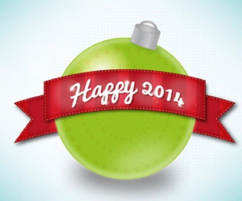 Green Ornament with Ribbon