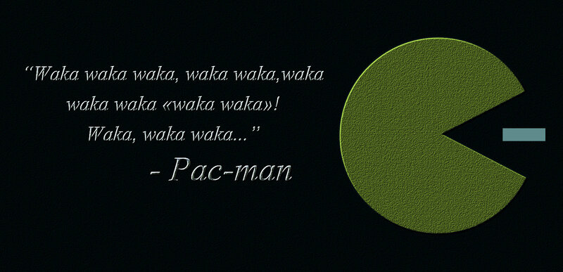 Green Pac-Man Character