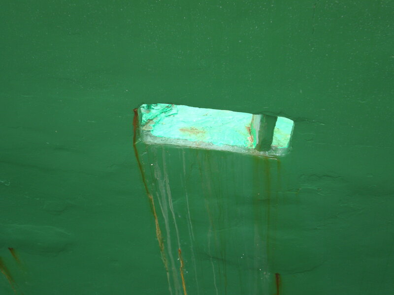 Green Painted Surface