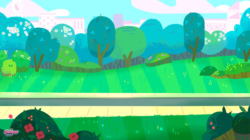 Green Park Landscape — Serene