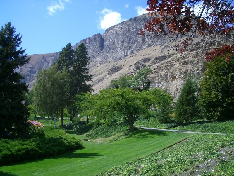 Green Park with Mountain