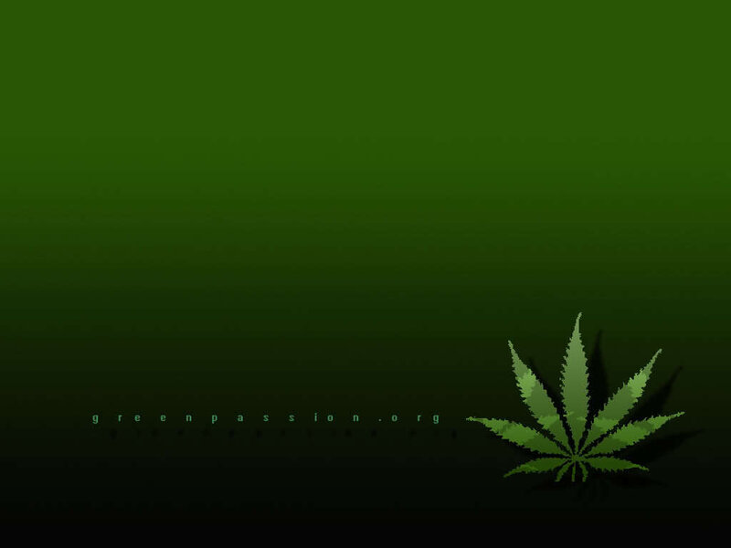 green passion leaf design