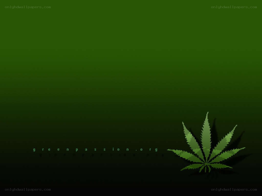 green passion leaf design