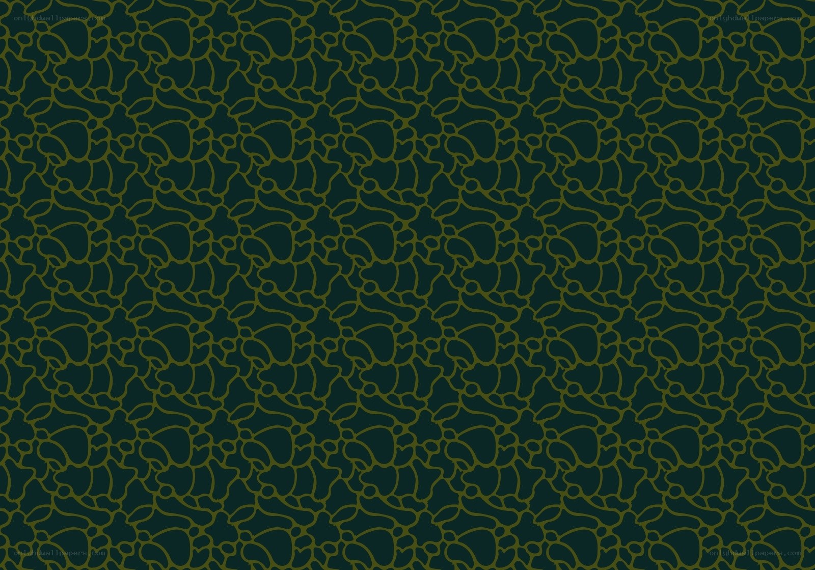 green patterned background