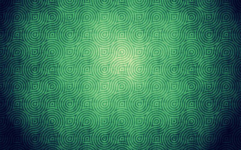 green patterned background