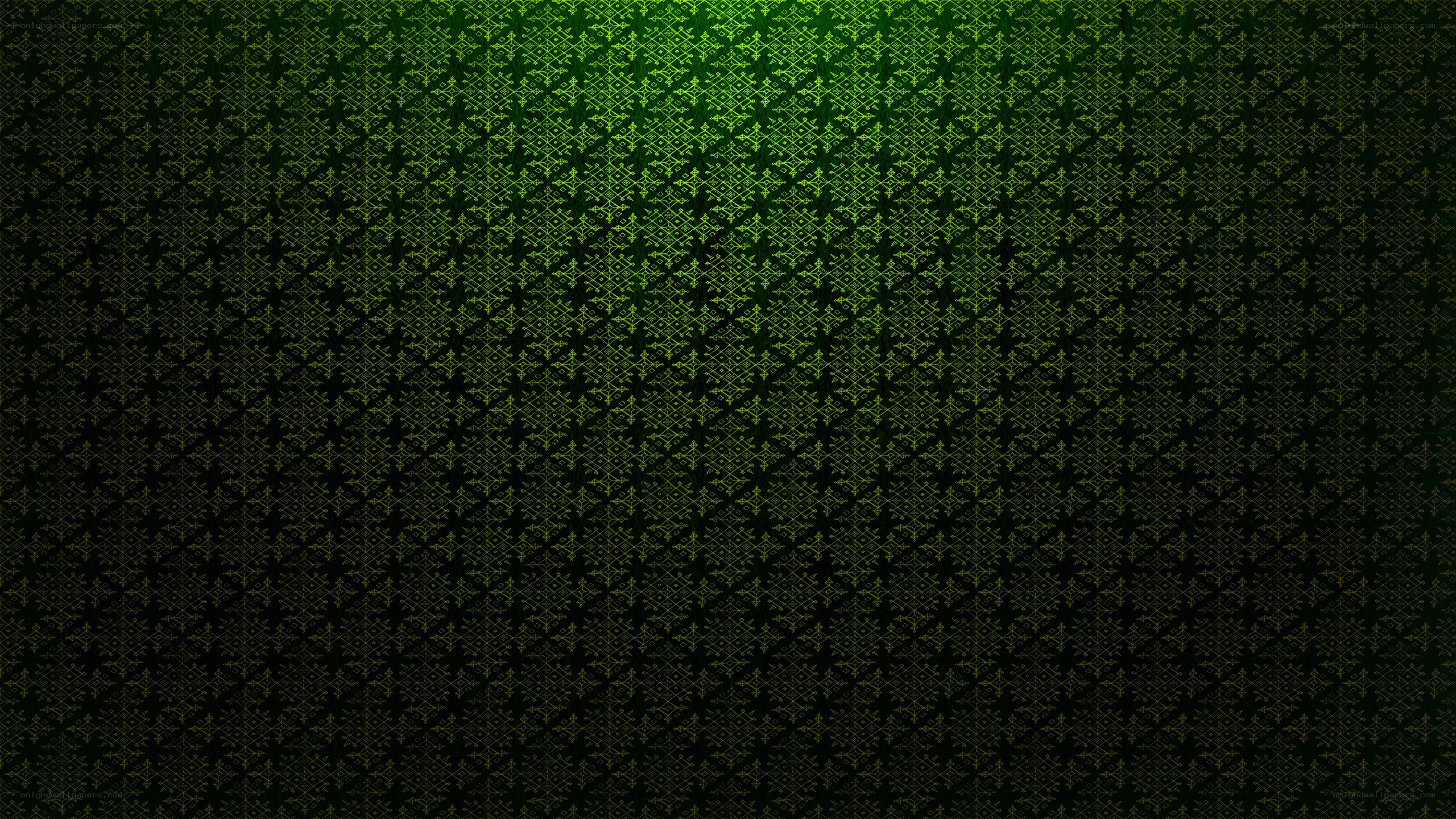 green patterned background