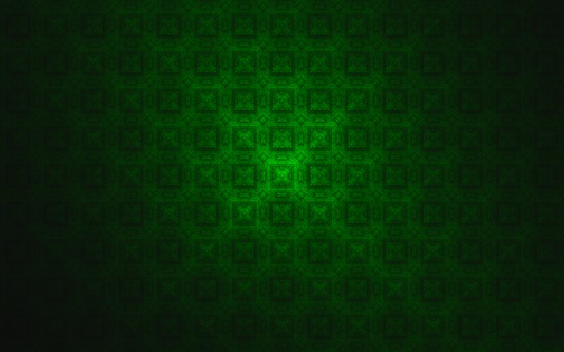 Green Patterned Background — Dark