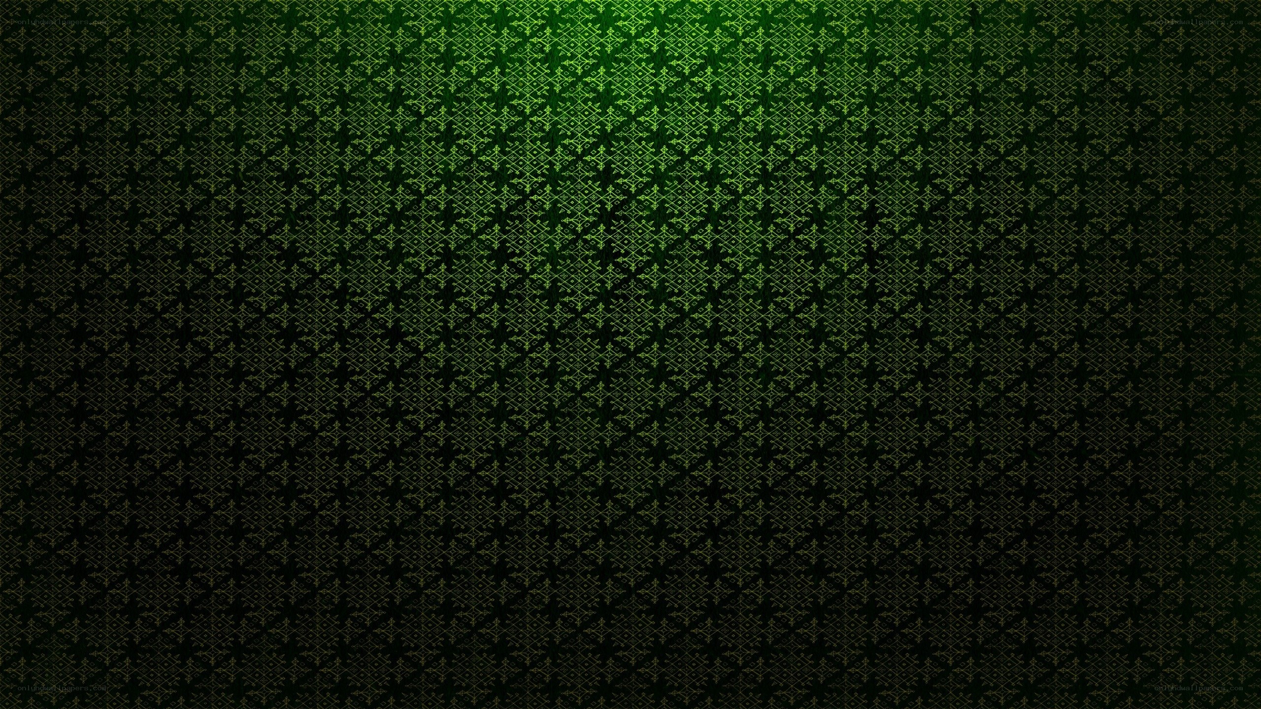 green patterned background