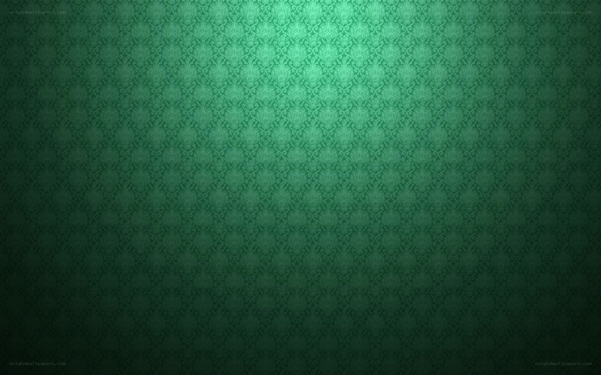 green patterned wallpaper