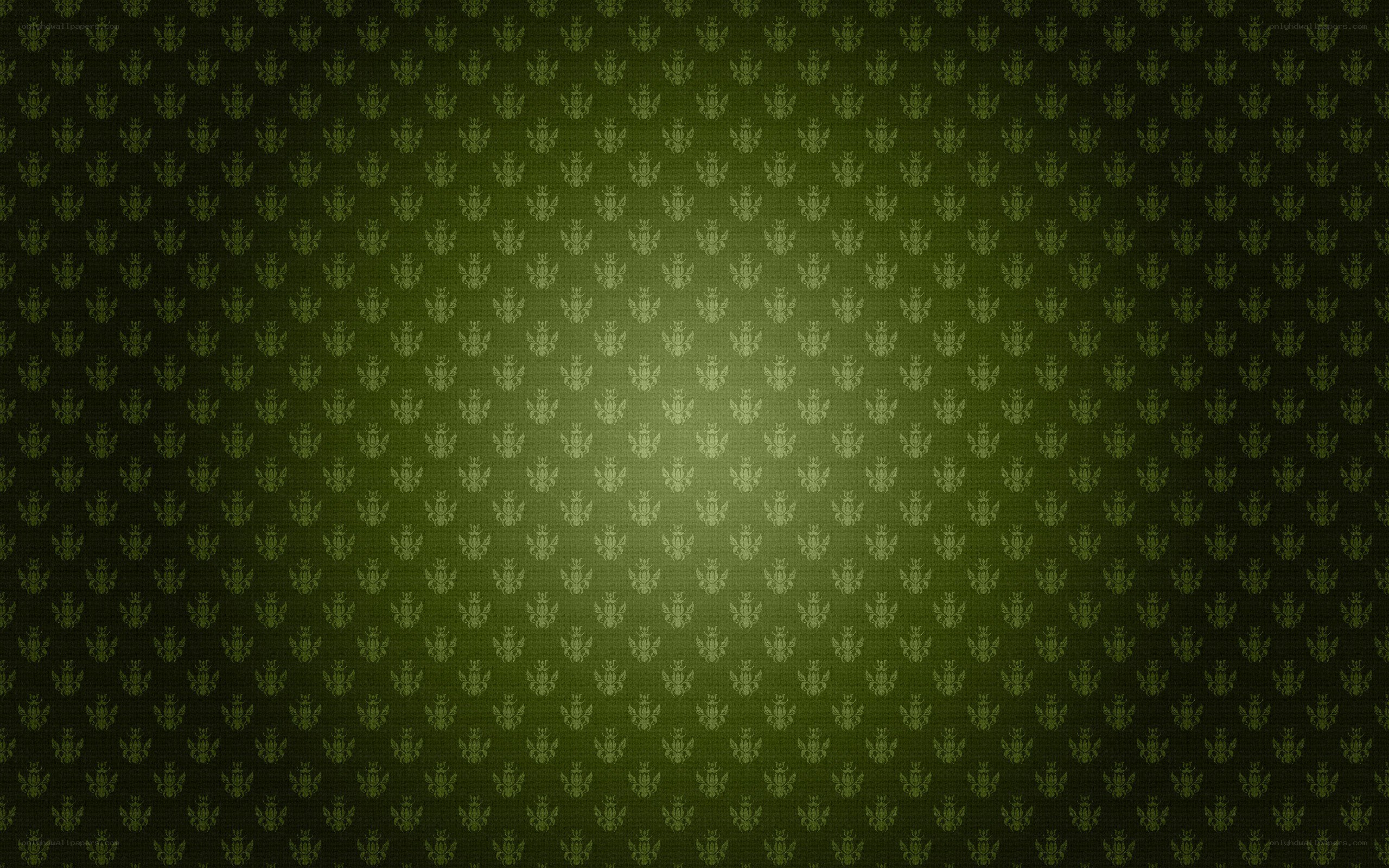 green patterned wallpaper