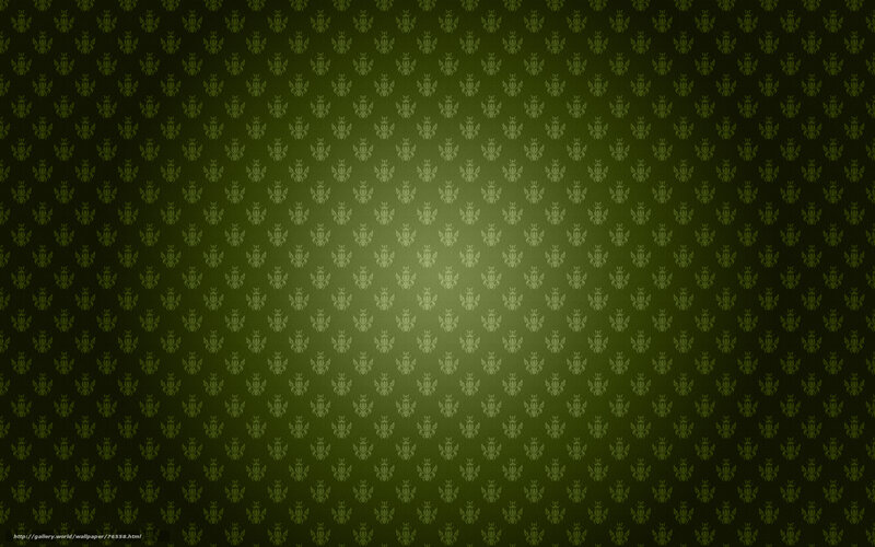 Green Patterned Wallpaper — Calm