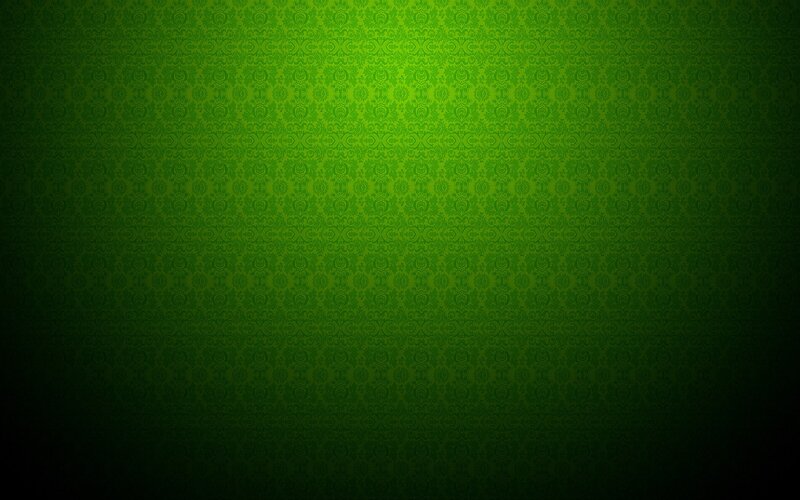 Green Patterned Wallpaper — Dark