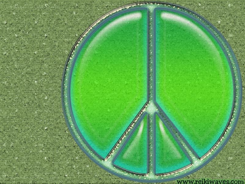 green peace symbol