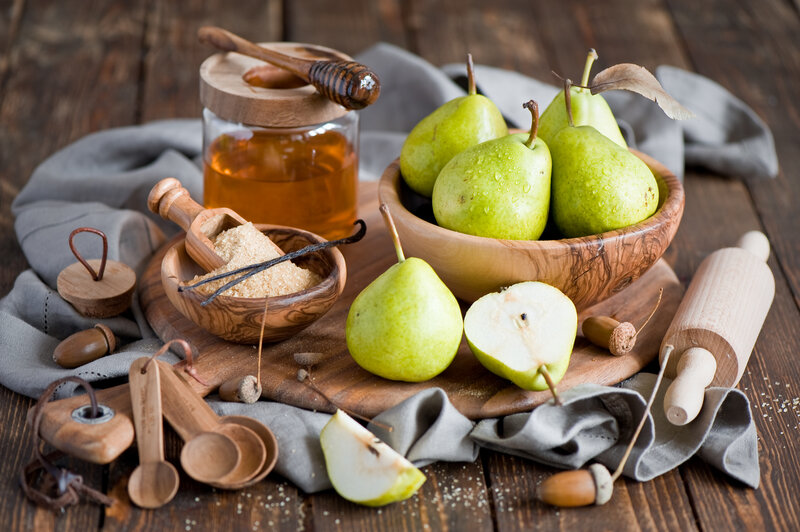 Green Pears and Honey