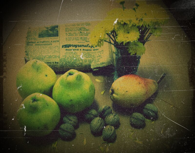 Green Pears and Walnuts