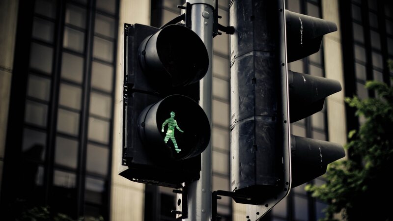 Green Pedestrian Signal