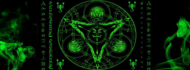 Green Pentagram Symbol — Black, Dark, Mysterious