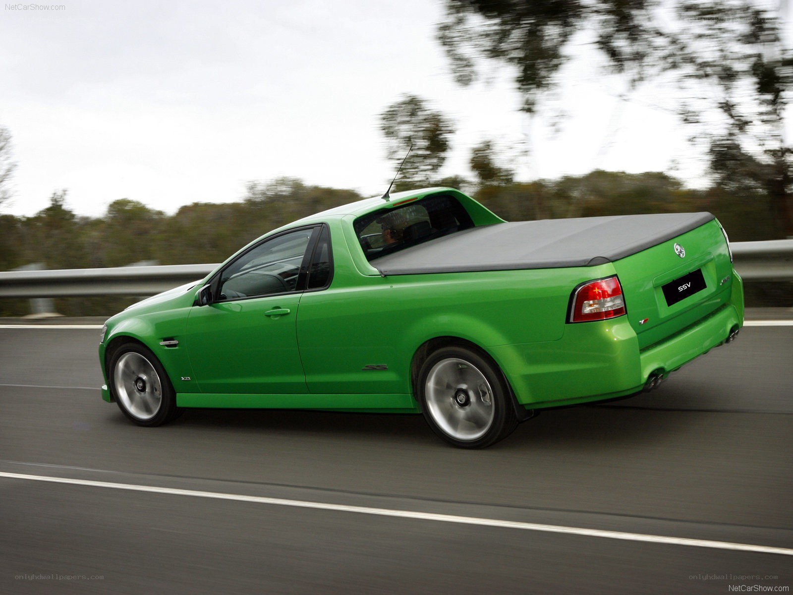 green performance pickup truck