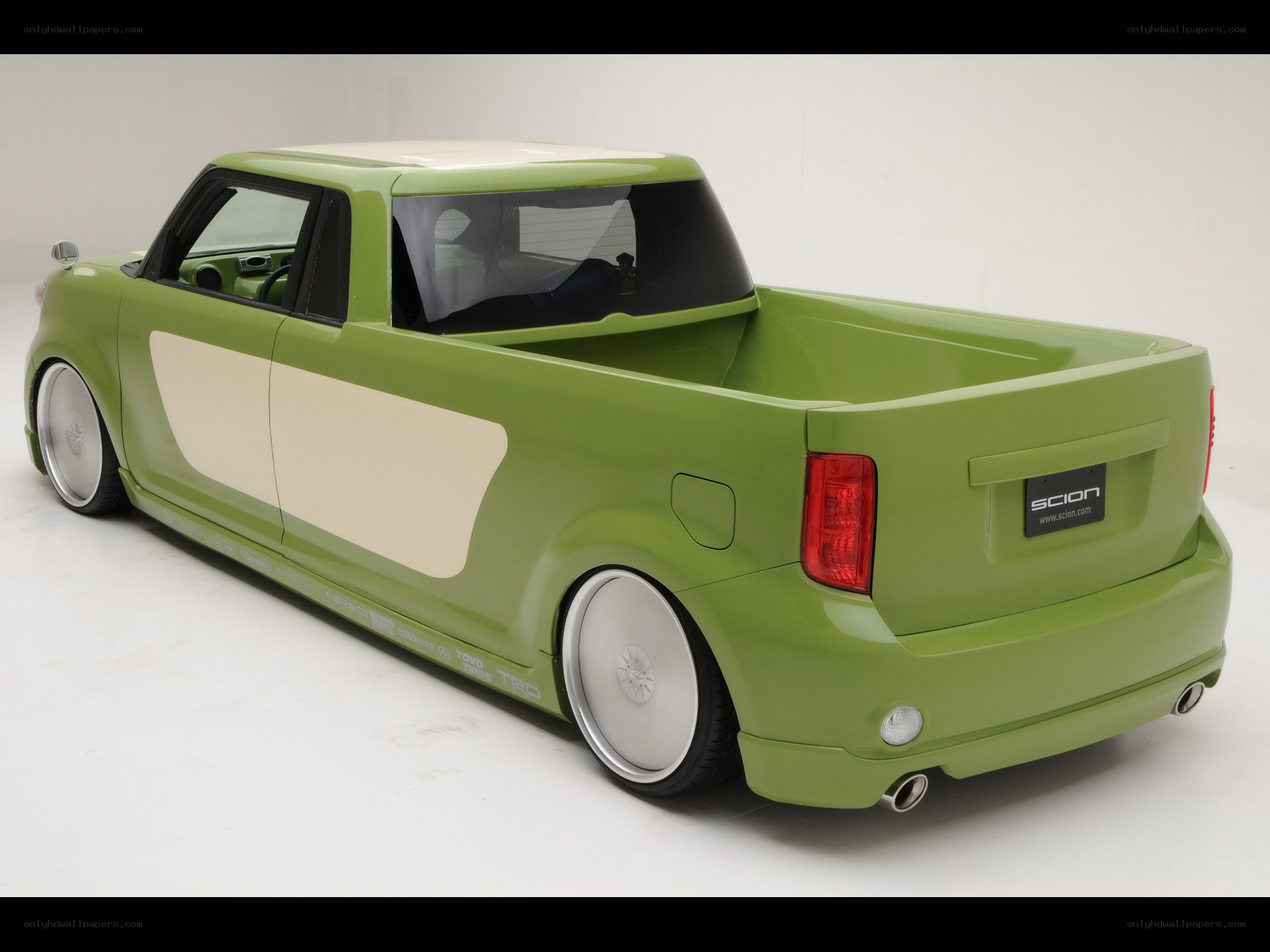 green pickup truck concept