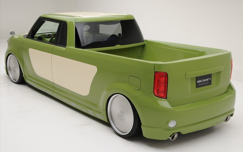 green pickup truck concept