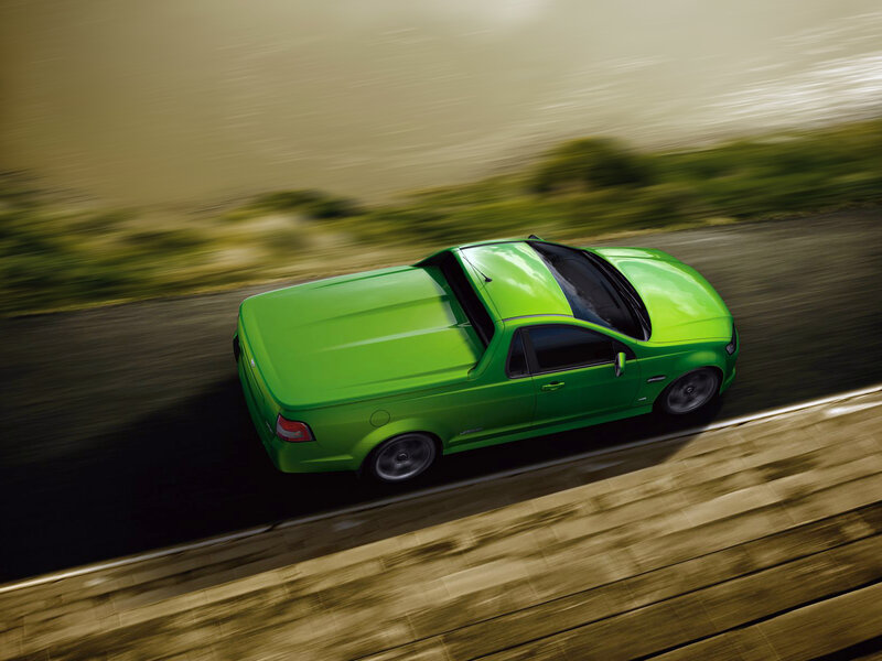 Green Pickup Truck — Dynamic