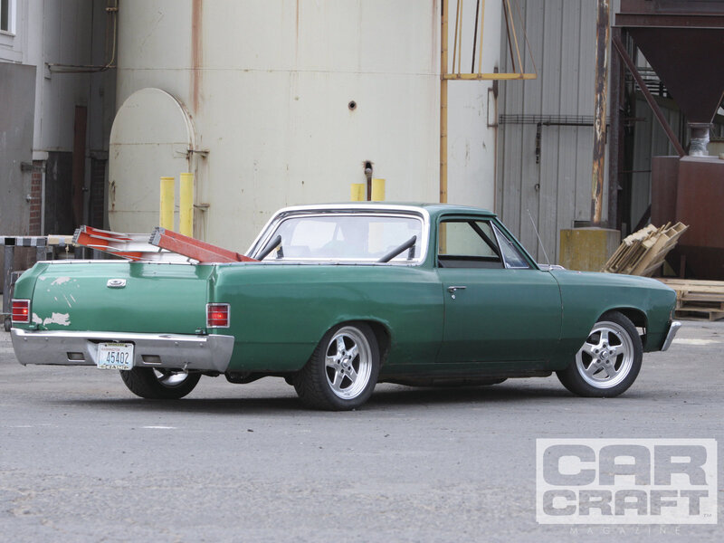 Green Pickup Truck — Industrial