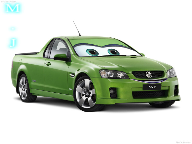 Green Pickup Truck — Playful