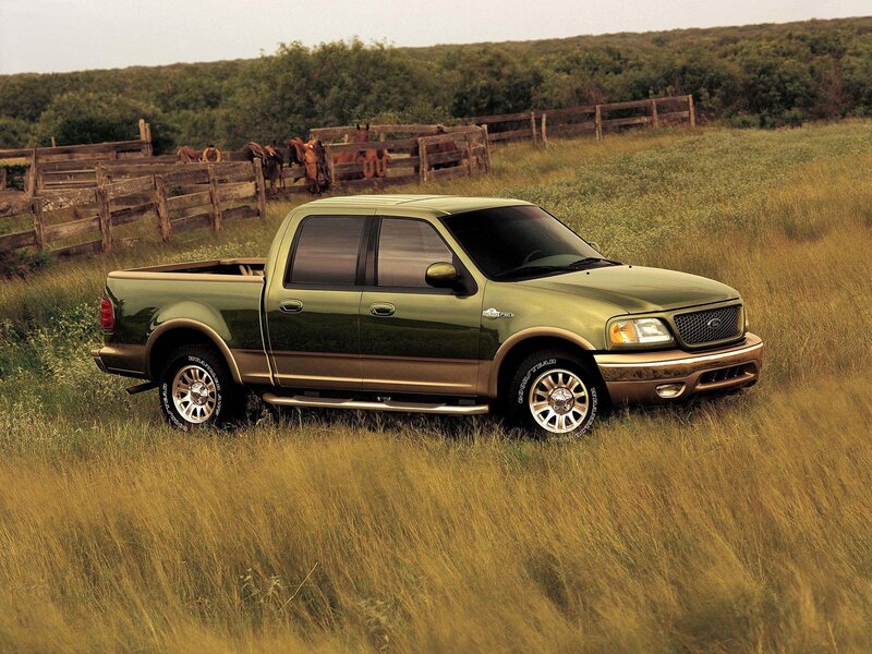 Green Pickup Truck — Serene, Afternoon