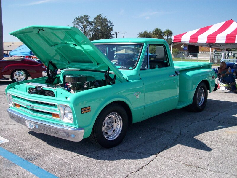 Green Pickup Truck — Teal