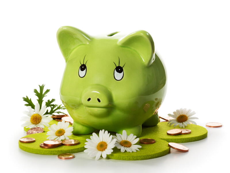 Green Piggy Bank