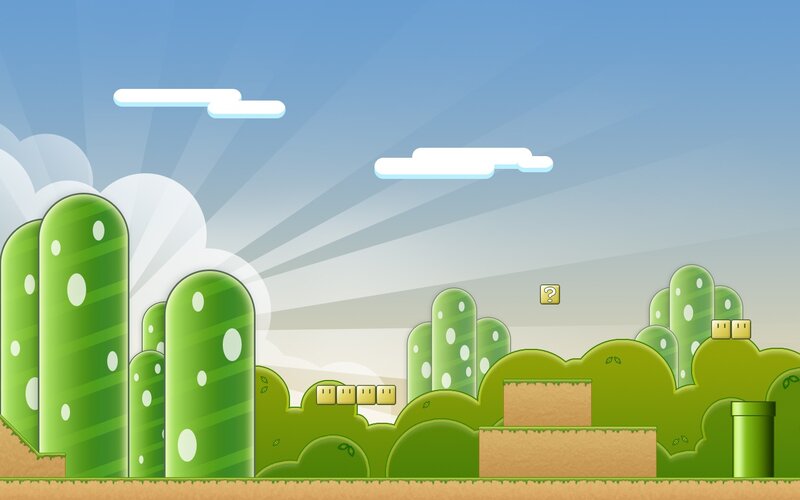 Green Pipe Landscape — Serene