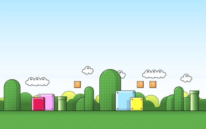 Green Pipes and Blocks — Playful