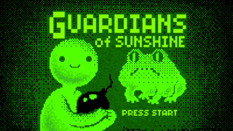 Green Pixel Art Characters