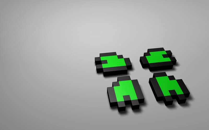Green Pixel Creatures — Neutral