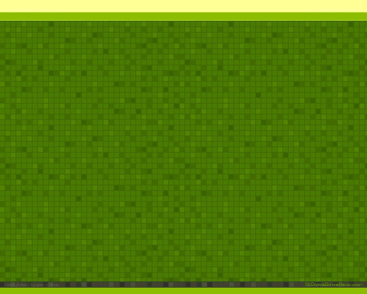 green pixelated background