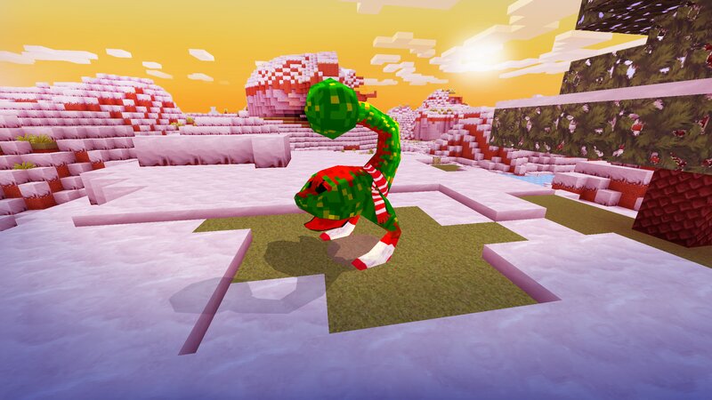 Green Pixelated Creature