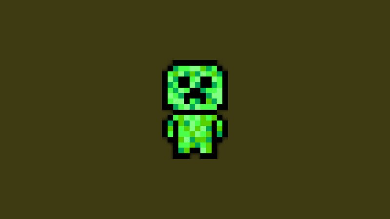 Green Pixelated Creeper