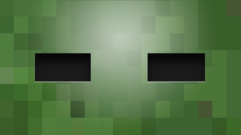 Green Pixelated Face — Neutral, Pixel Art