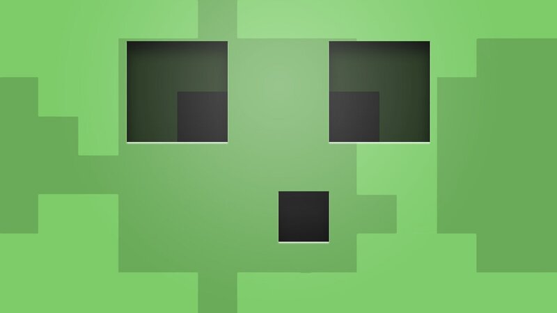 Green Pixelated Face — Neutral
